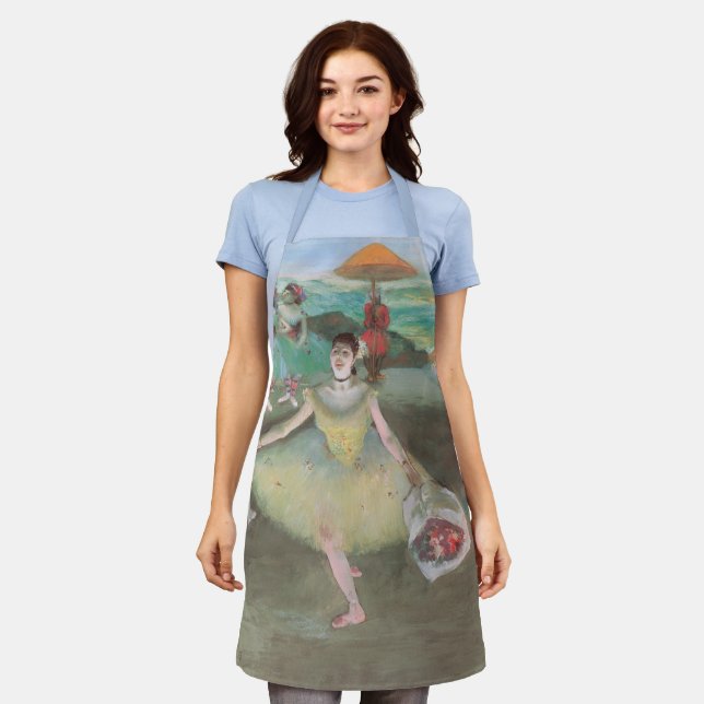 Delantal Bailarina con Bouquet, cortejo de Edgar Degas (Gastado)