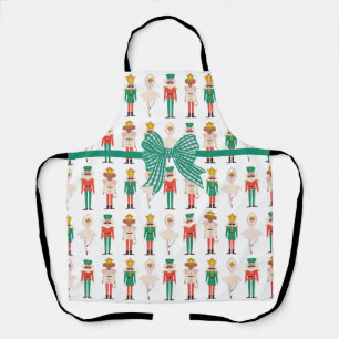 Delantal Bailarina del Cascanueces Navideño Festivo 