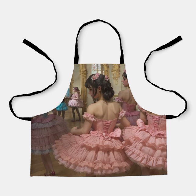 Delantal Bailarinas en una gran sala de estilo rocóco (Anverso)