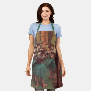 Delantal Bailarinas, Rosa y Verde de Edgar Degas