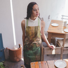 Delantal Bailarinas, rosa y verde por Degas, arte