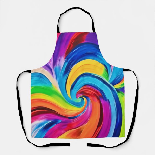 Delantal Baile cromático vibrante (Anverso)