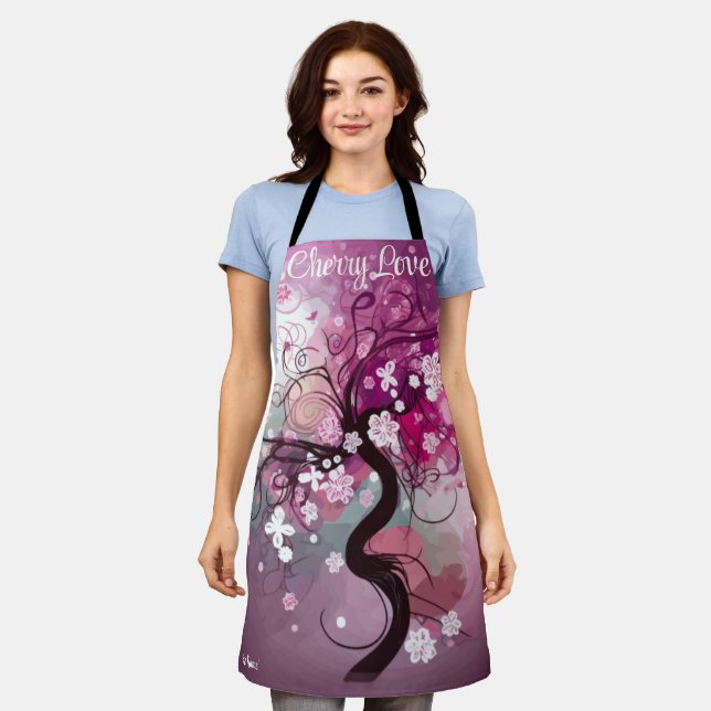 Delantal Baile de cerezo encantado (Gastado)