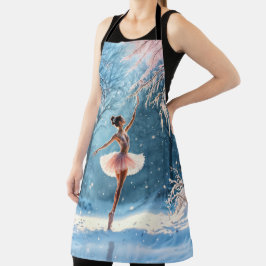 Delantal Baile de nieve baile invierno belleza arte