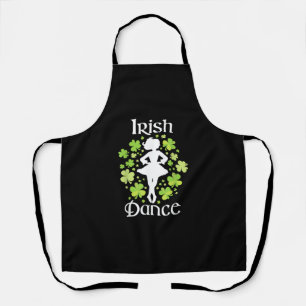 Delantal Baile irlandés: Bailarina irlandesa Ceili Reel Dan