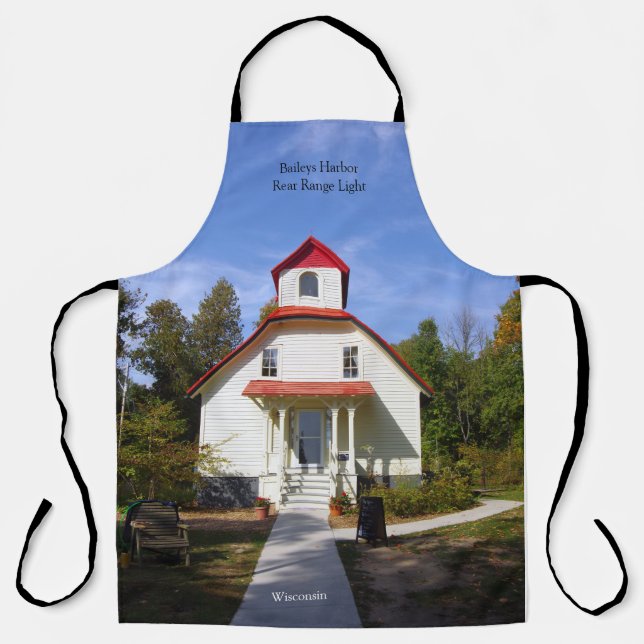 Delantal Baileys Harbor Rear Range Light apron (Anverso)