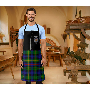 Delantal Baillie Clan Badge & Tartan Kilt