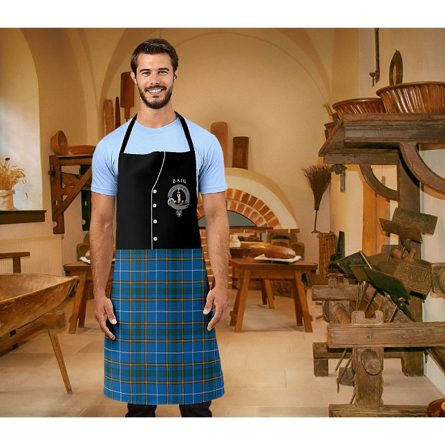Delantal Bain Clan Badge & Tartan Kilt (Subido por el creador)