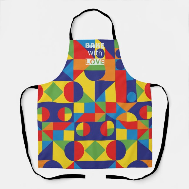 Delantal Bake con amor Apron (Anverso)
