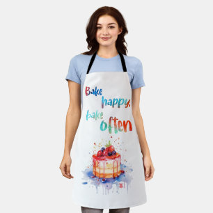 Delantal Bake Happy Bake A menudo