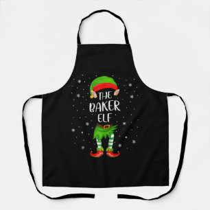 Delantal Baker Elf Xmas Fiesta Navidades familiares coincid