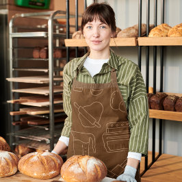 Delantal Baker Fun Baker para cocinar y hacer horneado para