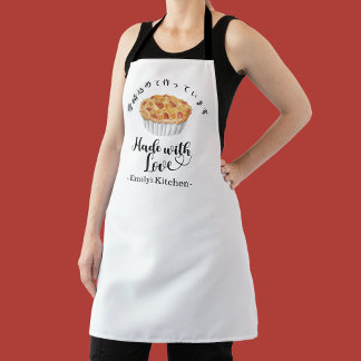 Delantal Bakery Baking Apple Pie Modern Minimalist