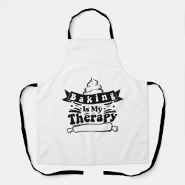 Delantal Baking es mi panadero de terapia