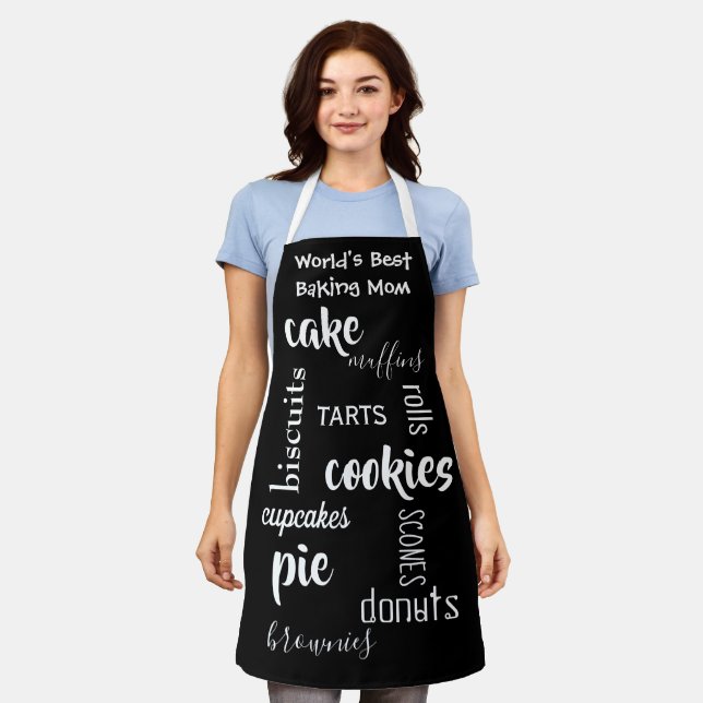 Delantal Baking Mom Black Apron (Gastado)