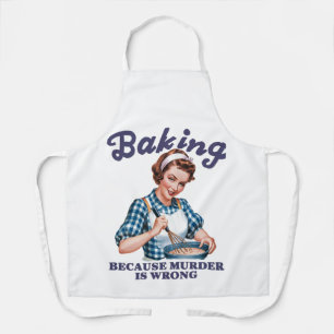 Delantal Baking Porque El Asesinato Está Equivocado