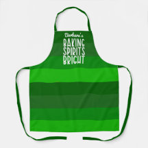 Baking Spirit Bright Green Holiday Baking Personal