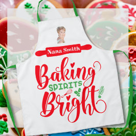 Delantal Baking Spirits novedad de Navidades graciosos y br