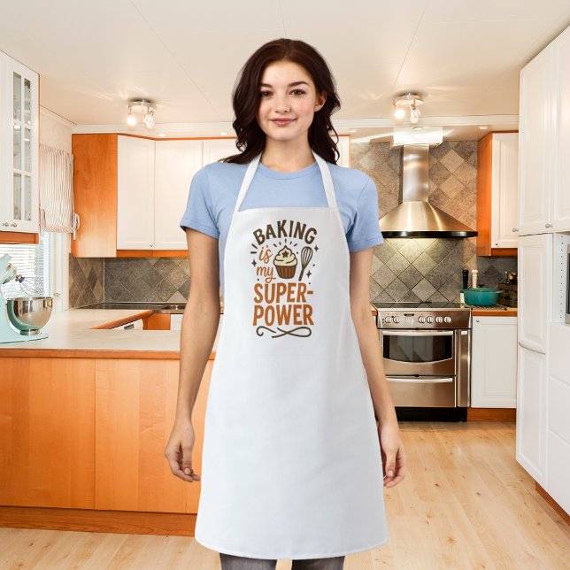 Delantal Baking Superpower (Subido por el creador)