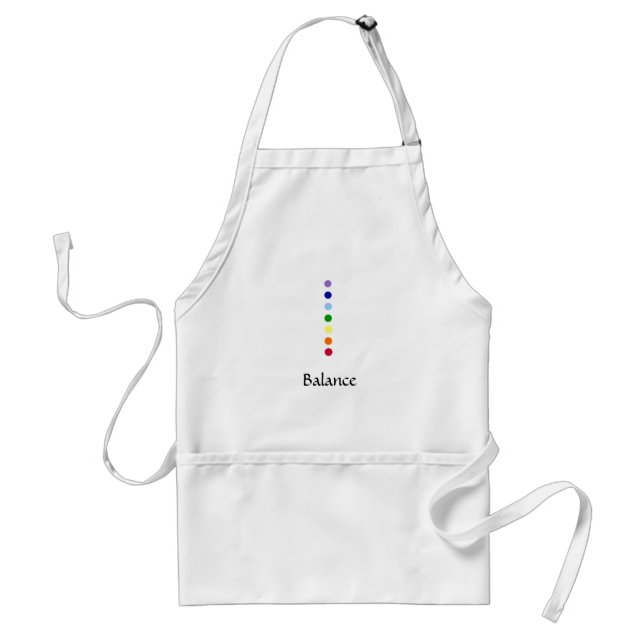 Delantal Balance - Apron gráfico de la línea Chakras (Frente)