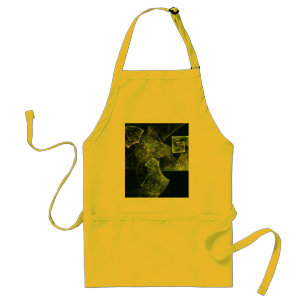 Delantal Balanza torcida Resumen Art Apron