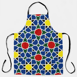 Delantal Baldosa de diseño del Patrón Geométrico Mosaico de