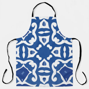 Delantal Baldosas de cerámica azulejo portugal. Viñeta sin