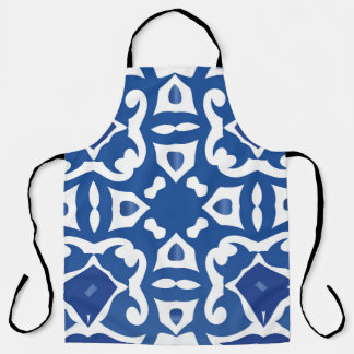 Delantal Baldosas de cerámica azulejo portugal. Viñeta sin