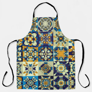 Delantal Baldosas orgánicas: Conjunto decorativo tradiciona