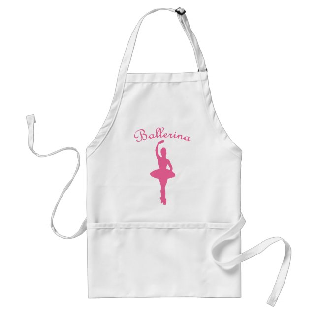 Delantal Ballerina Silhouette (Frente)