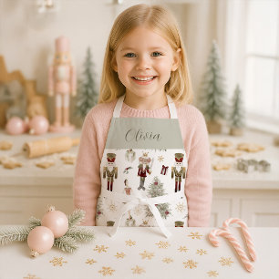 Delantal Ballet de Cascanueces Navidad Personalizado Niños