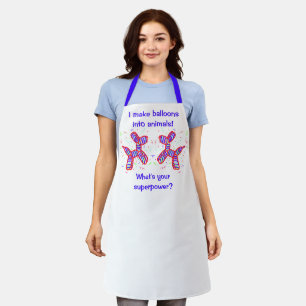 Delantal Balloon Animals Superpower Twister Apron
