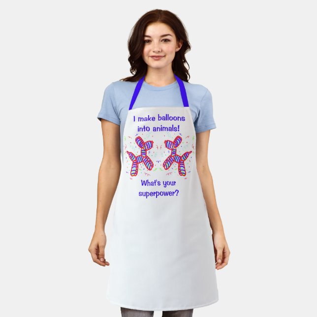 Delantal Balloon Animals Superpower Twister Apron (Gastado)