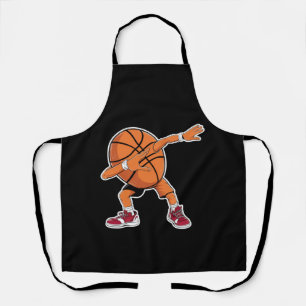 Delantal Balón de baloncesto haciendo dabbing divertido jug
