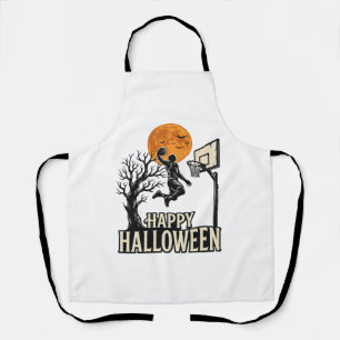 Delantal Baloncesto de Halloween Feliz Halloween Deporte Vi