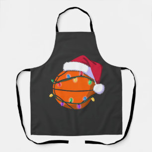 Delantal Baloncesto de muñeco de nieve Navidad Santa béisbo