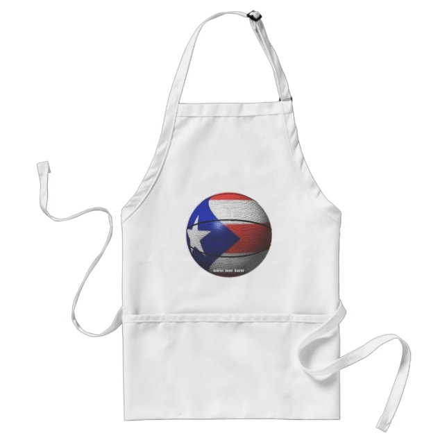 Delantal Baloncesto de Puerto Rico (Frente)