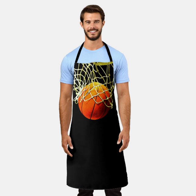 Delantal Baloncesto I Love (Gastado)