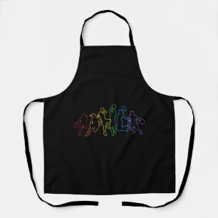 Delantal Baloncesto LGBT Rainbow Lover Pro Player