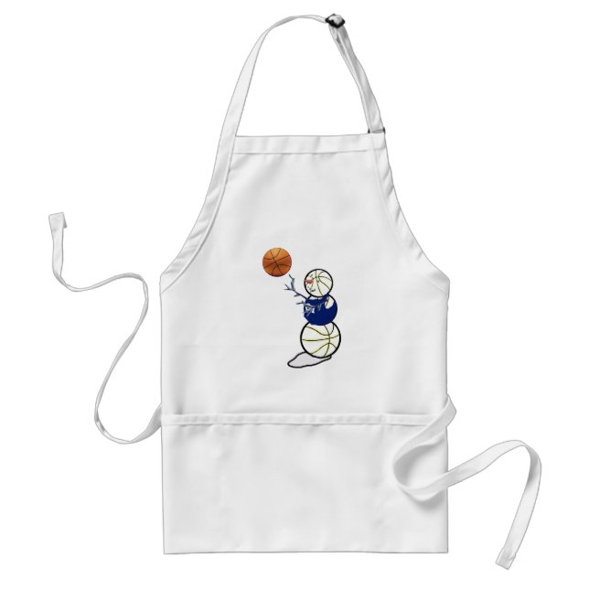 Delantal Baloncesto Snowman (Frente)