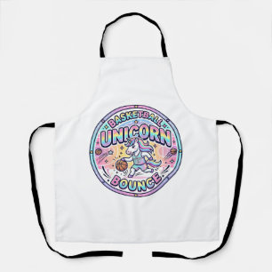 Delantal Baloncesto Unicornio Rebote De Unicornio Camiseta 