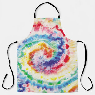 Delantal Bañada de centeno de tie. Patrón Tiedye sin incon