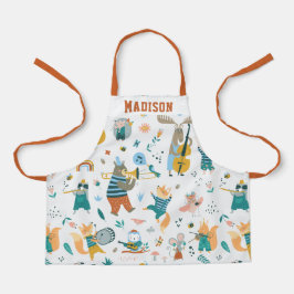 Delantal Banda de animales coloridos