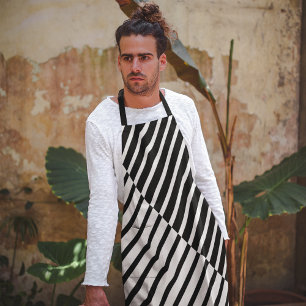 Delantal Bandas de cruce negras