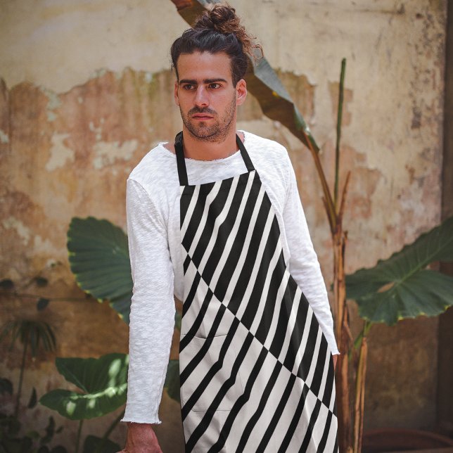 Delantal Bandas de cruce negras (Subido por el creador)