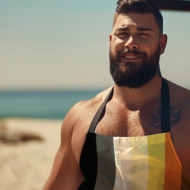 Delantal Bandas de Orgullo de Oso (Subido por el creador)