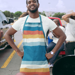 Delantal Bandas uniformes azules