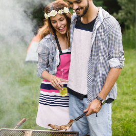 Delantal Bandas uniformes rosadas