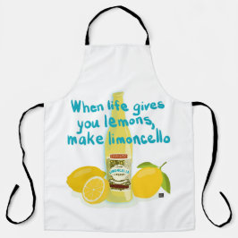 Delantal Bandeja de acrílico de limones y limoncello
