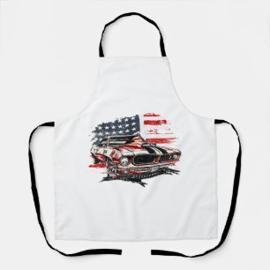 Delantal Bandera Americana Patriota 